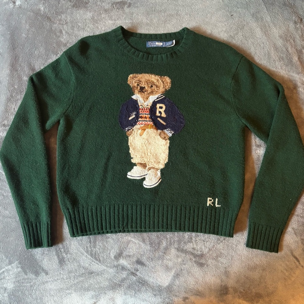 Ralph Lauren Polo Bear Wool-Cashmere Sweater - Picture 9 of 11